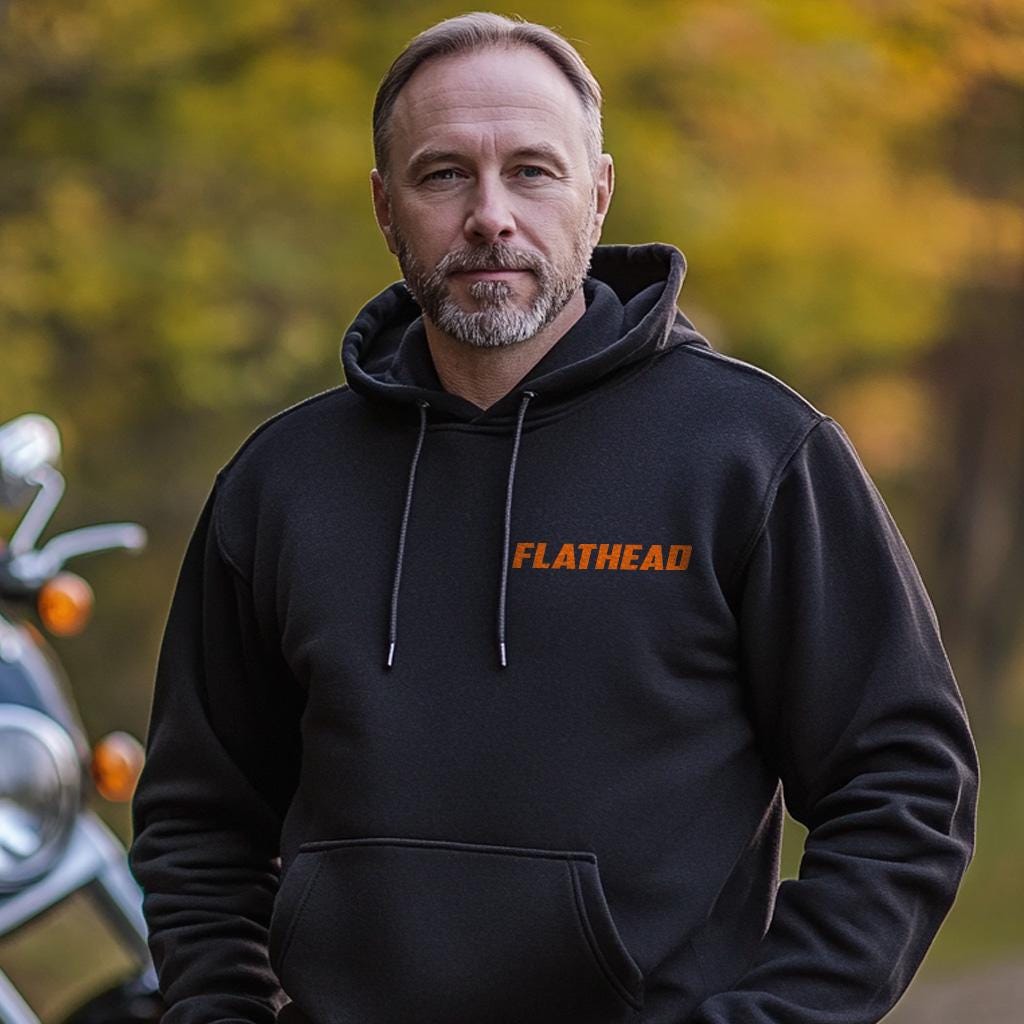 Harley-Davidson VL Flathead 1930 - 1933 Inspired Hoodie - Biker Motorcycle Sweatshirt