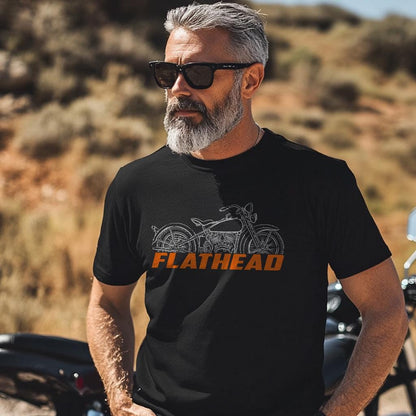 Harley-Davidson VE Flathead 1933 Inspired T-Shirt - Biker Motorcycle Tee Shirt