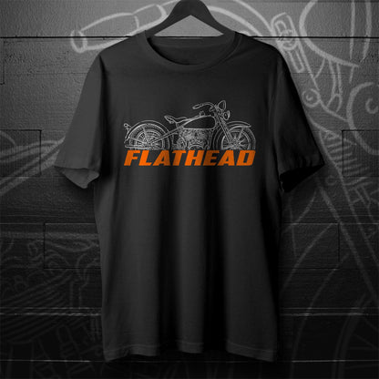 Harley-Davidson VE Flathead 1933 Inspired T-Shirt - Biker Motorcycle Tee Shirt