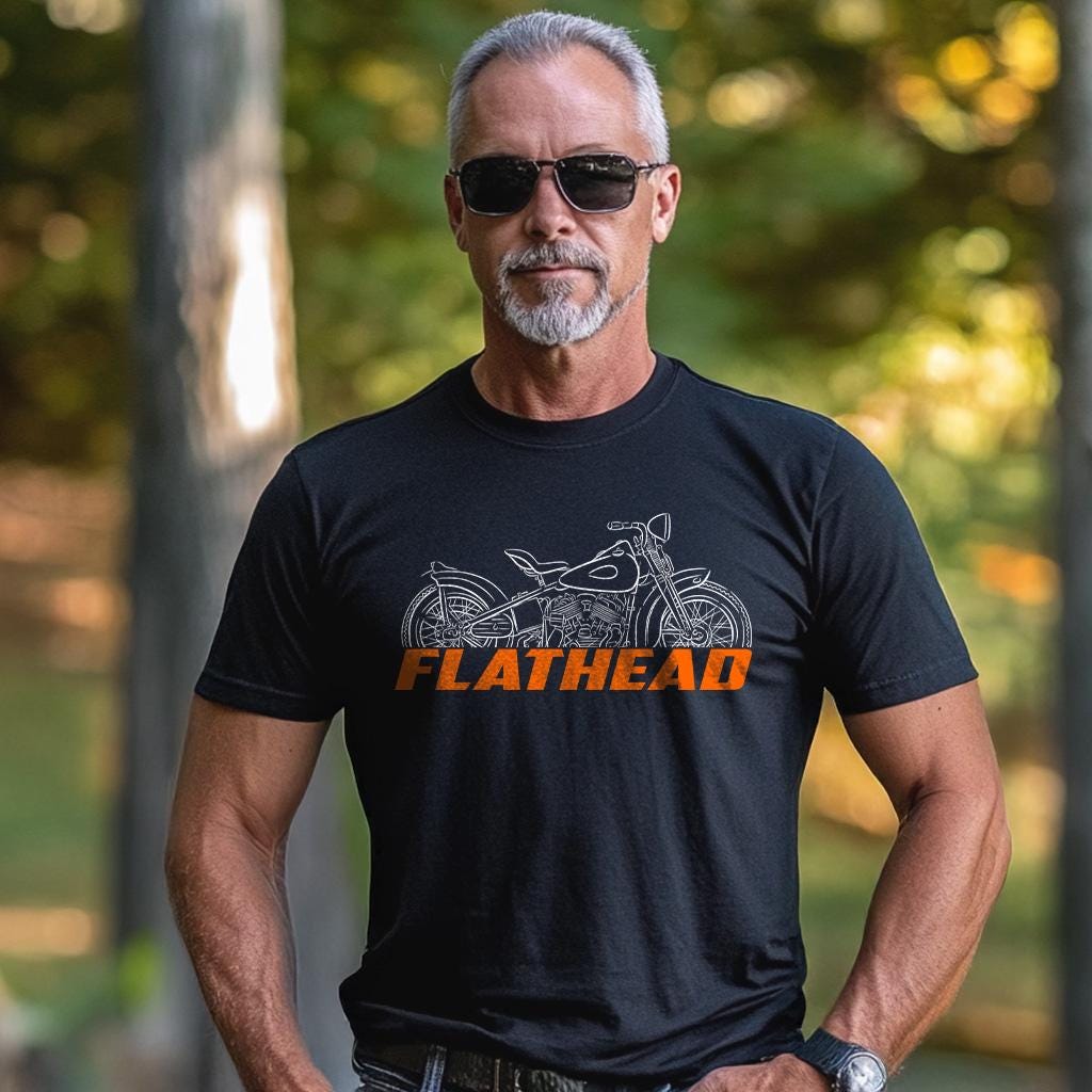 Harley-Davidson ULH Flathead Inspired T-Shirt - Biker Motorcycle Tee Shirt