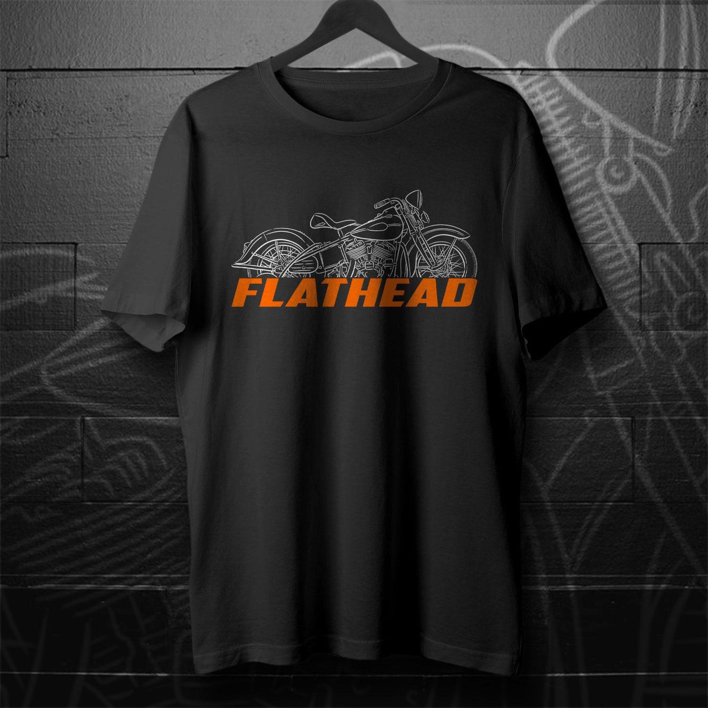 Harley-Davidson UL Flathead Inspired T-Shirt - Biker Motorcycle Tee Shirt