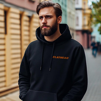 Harley-Davidson U Flathead Inspired Hoodie - Biker Motorcycle Sweatshirt