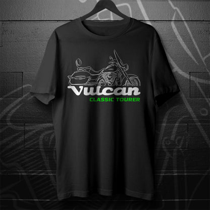 Kawasaki Vulcan 1700 Classic Tourer & Nomad VN1700 2009-16 T-Shirt - Motorcycle Tee Shirt for Riders