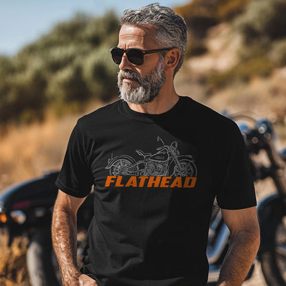 Harley-Davidson U UH UA ul ilh umg 1940 - 1948 Inspired T-Shirt - Biker Motorcycle Tee Shirt