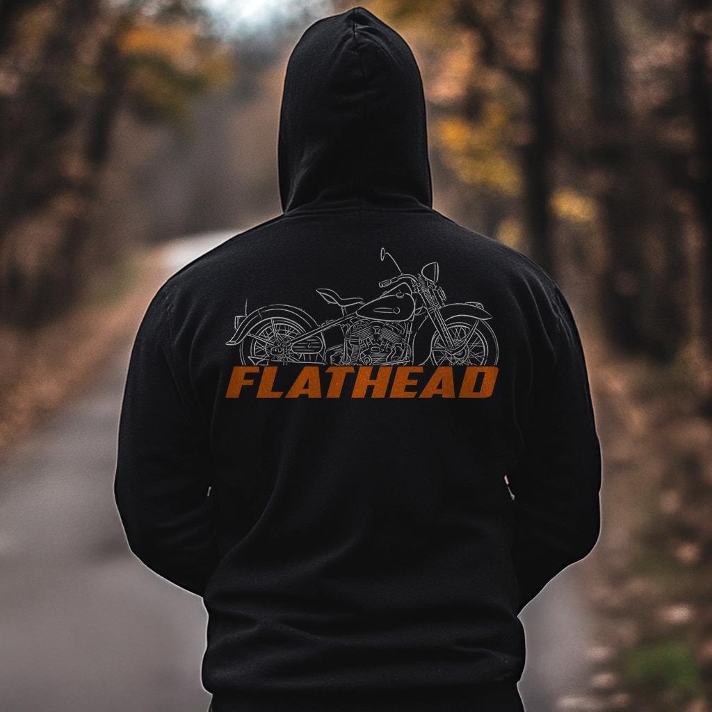 Harley-Davidson U UH UA ul ilh umg 1940 - 1948 Inspired Hoodie - Biker Motorcycle Sweatshirt