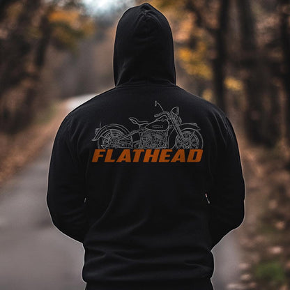 Harley-Davidson U UH UA ul ilh umg 1940 - 1948 Inspired Hoodie - Biker Motorcycle Sweatshirt