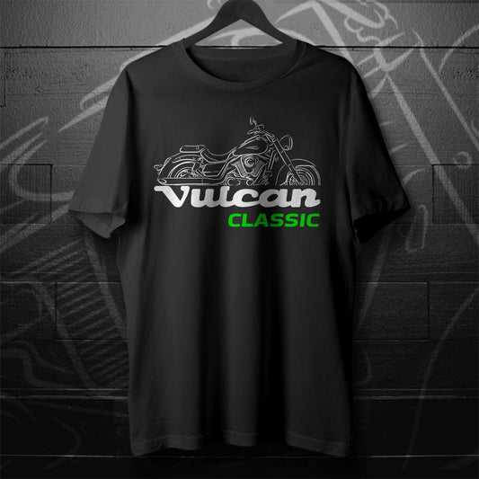 Kawasaki Vulcan 1700 Classic VN1700 2009-14 T-Shirt - Motorcycle Tee Shirt for Riders