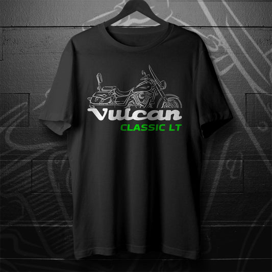 Kawasaki Vulcan VN1700G Classic LT 2009-10 T-Shirt - Motorcycle Tee Shirt for Riders