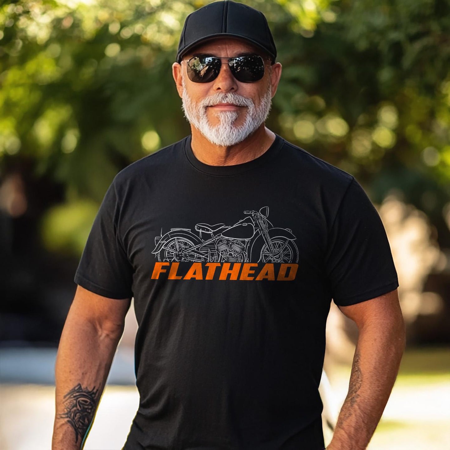 Harley Davidson WLC 1942 - 1944 Inspired T-Shirt - Biker Motorcycle Tee Shirt