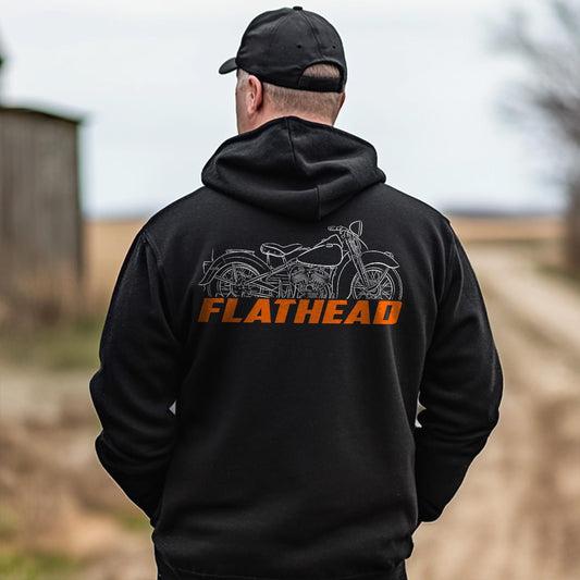 Harley Davidson WLC 1942 - 1944 Inspired Hoodie - Biker Motorcycle Sweatshirt