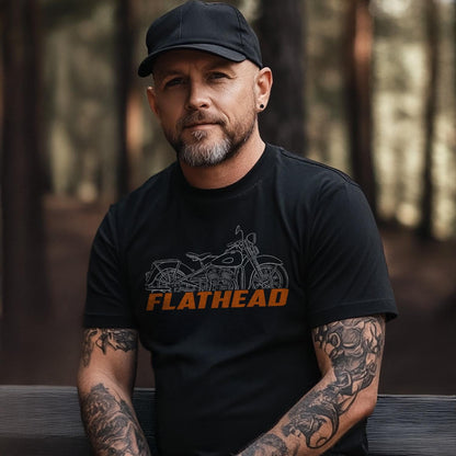 Harley-Davidson WLA 1940 - 1943 Inspired T-Shirt - Biker Motorcycle Tee Shirt