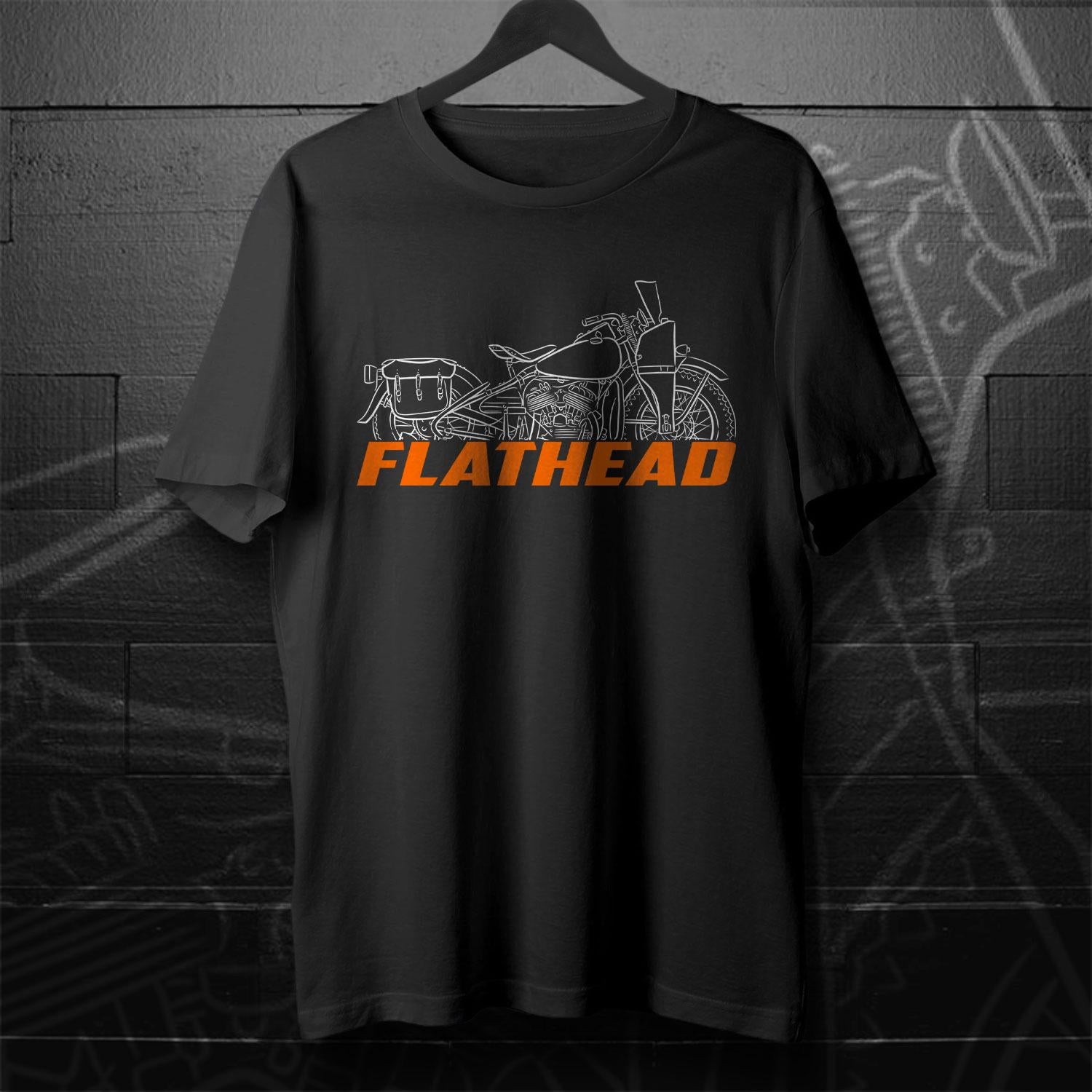 Harley-Davidson WLA 1940 - 1943 Inspired T-Shirt - Biker Motorcycle Tee Shirt