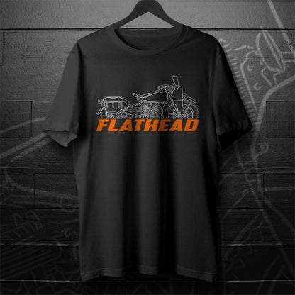 Harley-Davidson WLA 1940 - 1943 Inspired T-Shirt - Biker Motorcycle Tee Shirt