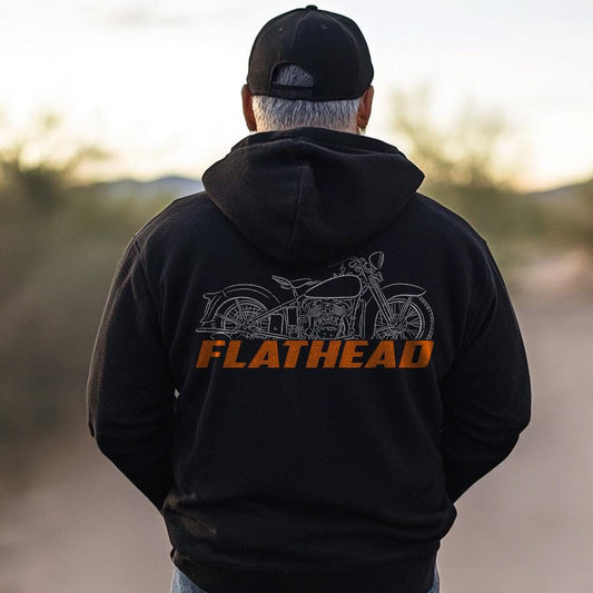 Harley-Davidson VLH 1936 Inspired Hoodie - Biker Motorcycle Sweatshirt