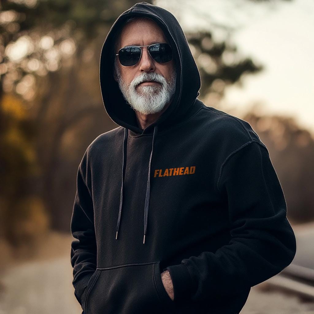 Harley-Davidson VLH 1936 Inspired Hoodie - Biker Motorcycle Sweatshirt