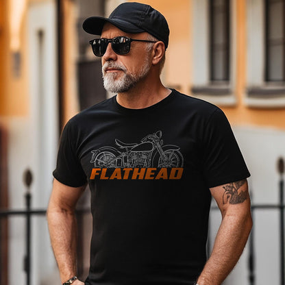 Harley-Davidson VLD VD VFD 1935 - 1936 Inspired T-Shirt - Biker Motorcycle Tee Shirt