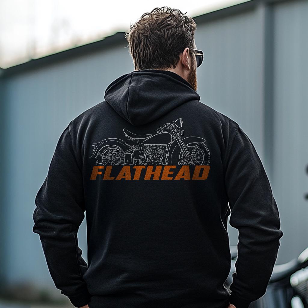 Harley-Davidson VLD VD VFD 1935 - 1936 Inspired Hoodie - Biker Motorcycle Sweatshirt