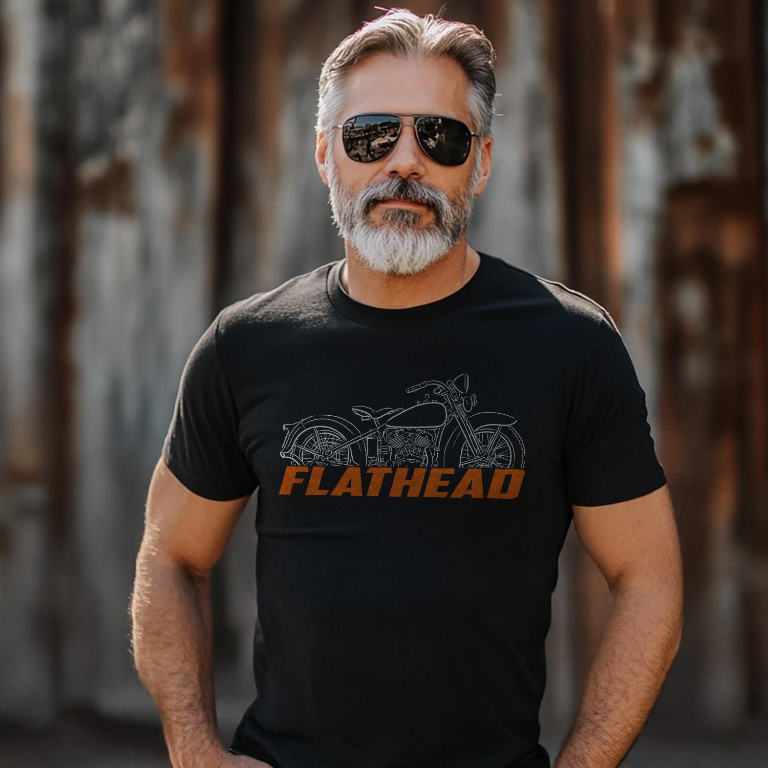 Harley-Davidson VLD VD VFD 1933 - 1934 Inspired T-Shirt - Biker Motorcycle Tee Shirt