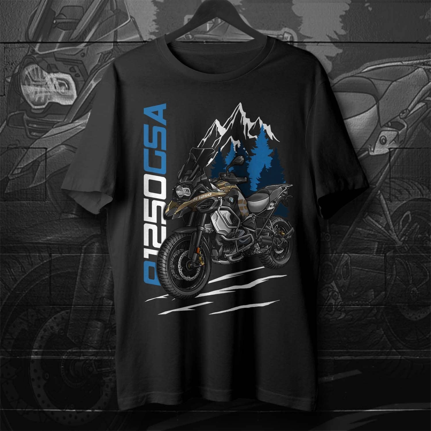 BMW R1250GSA T-Shirt - Motorcycle Tee Shirt for ADV Riders