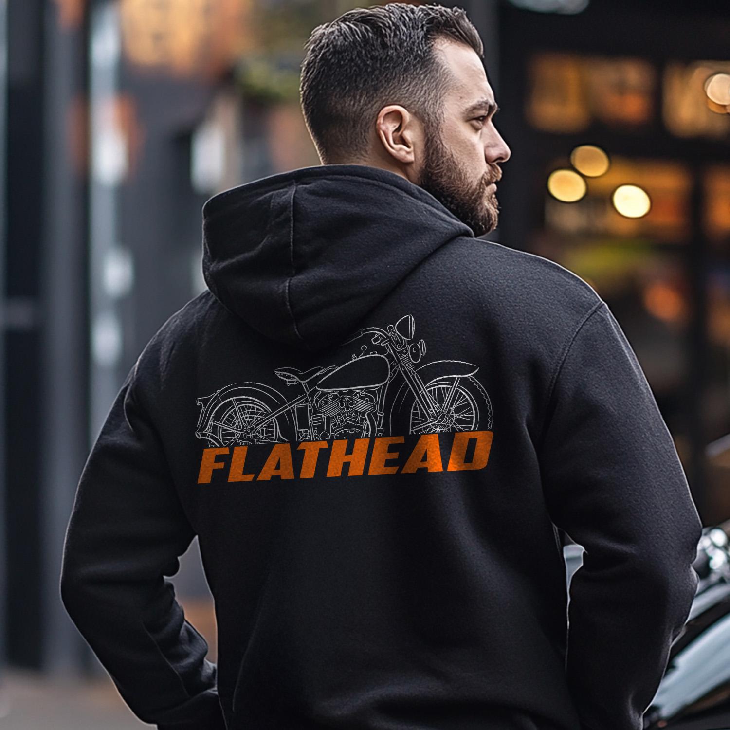 Harley-Davidson VLD VD VFD 1933 - 1934 Inspired Hoodie - Biker Motorcycle Sweatshirt