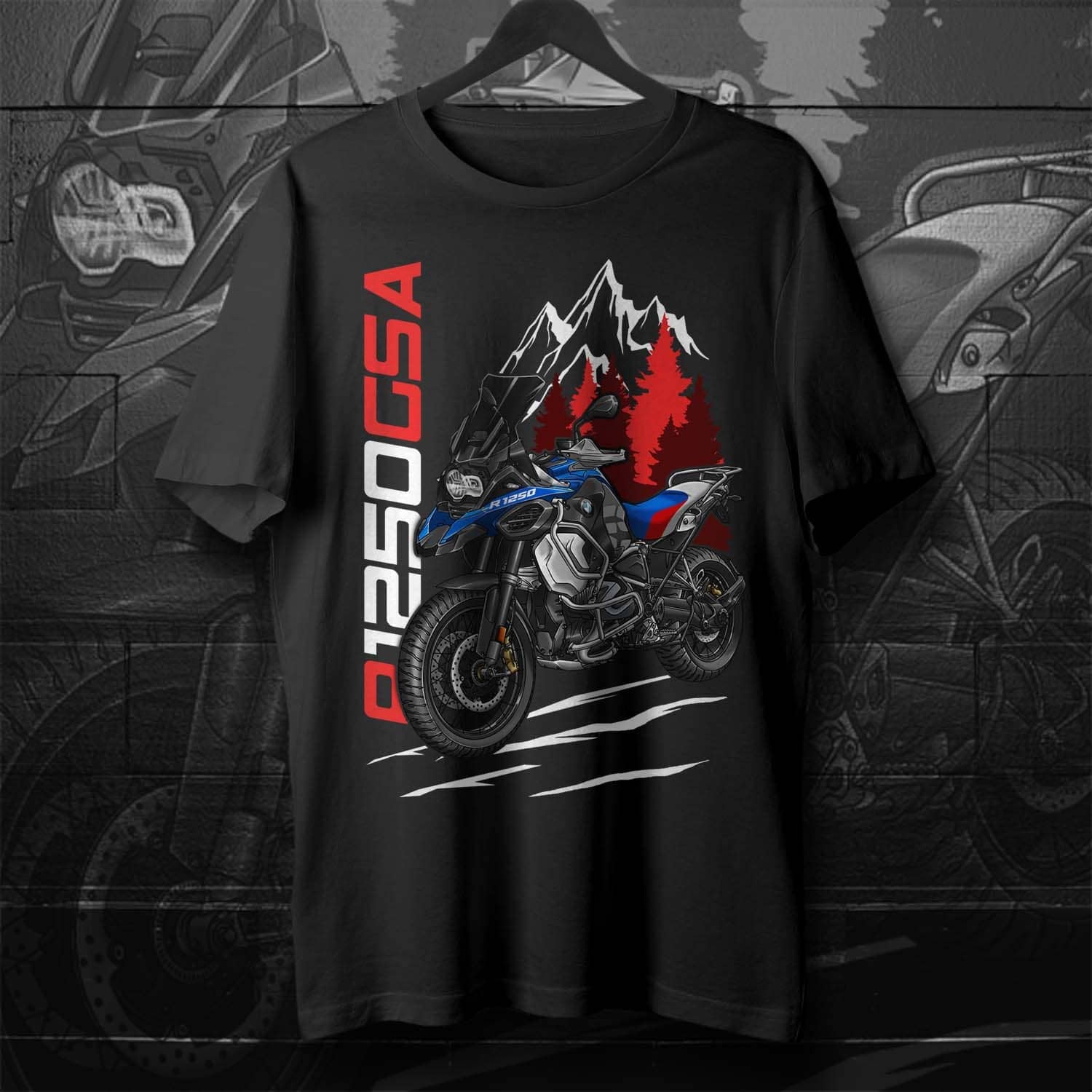 BMW R1250GSA T-Shirt - Motorcycle Tee Shirt for ADV Riders