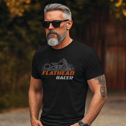 Harley-Davidson WRTT Racer 1951 Inspired T-Shirt - Biker Motorcycle Tee Shirt