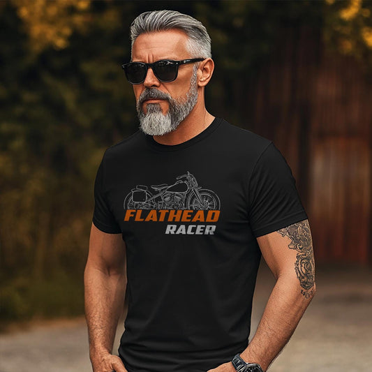 Harley-Davidson WRTT Racer 1951 Inspired T-Shirt - Biker Motorcycle Tee Shirt