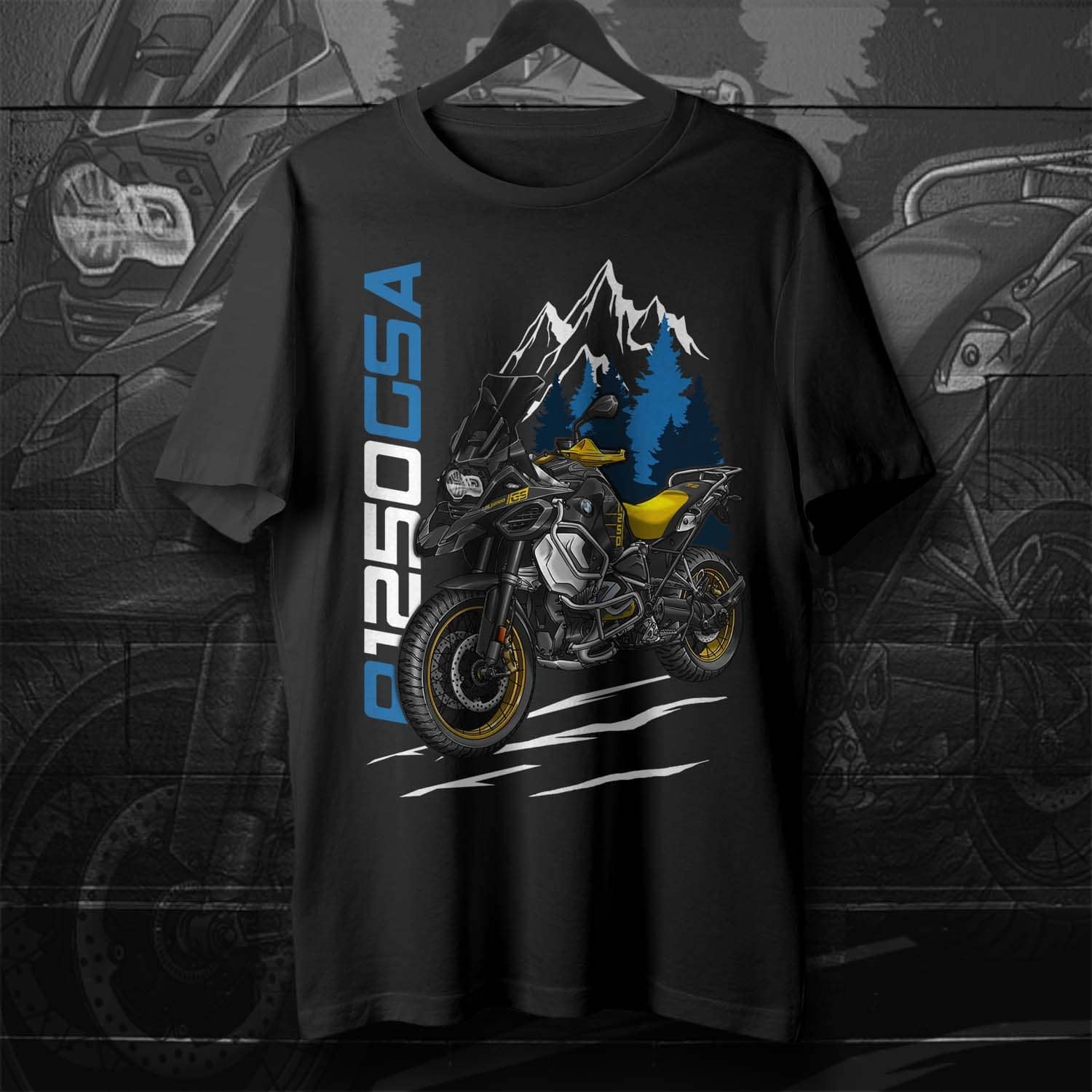 BMW R1250GSA T-Shirt - Motorcycle Tee Shirt for ADV Riders
