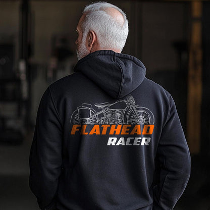 Harley-Davidson WRTT Racer 1951 Inspired Hoodie - Biker Motorcycle Sweatshirt
