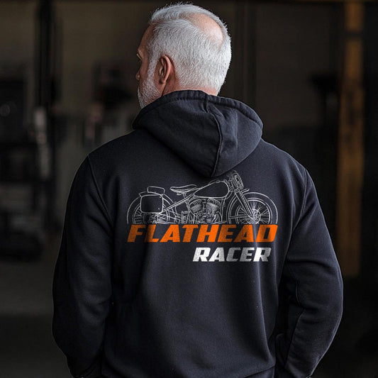 Harley-Davidson WRTT Racer 1951 Inspired Hoodie - Biker Motorcycle Sweatshirt