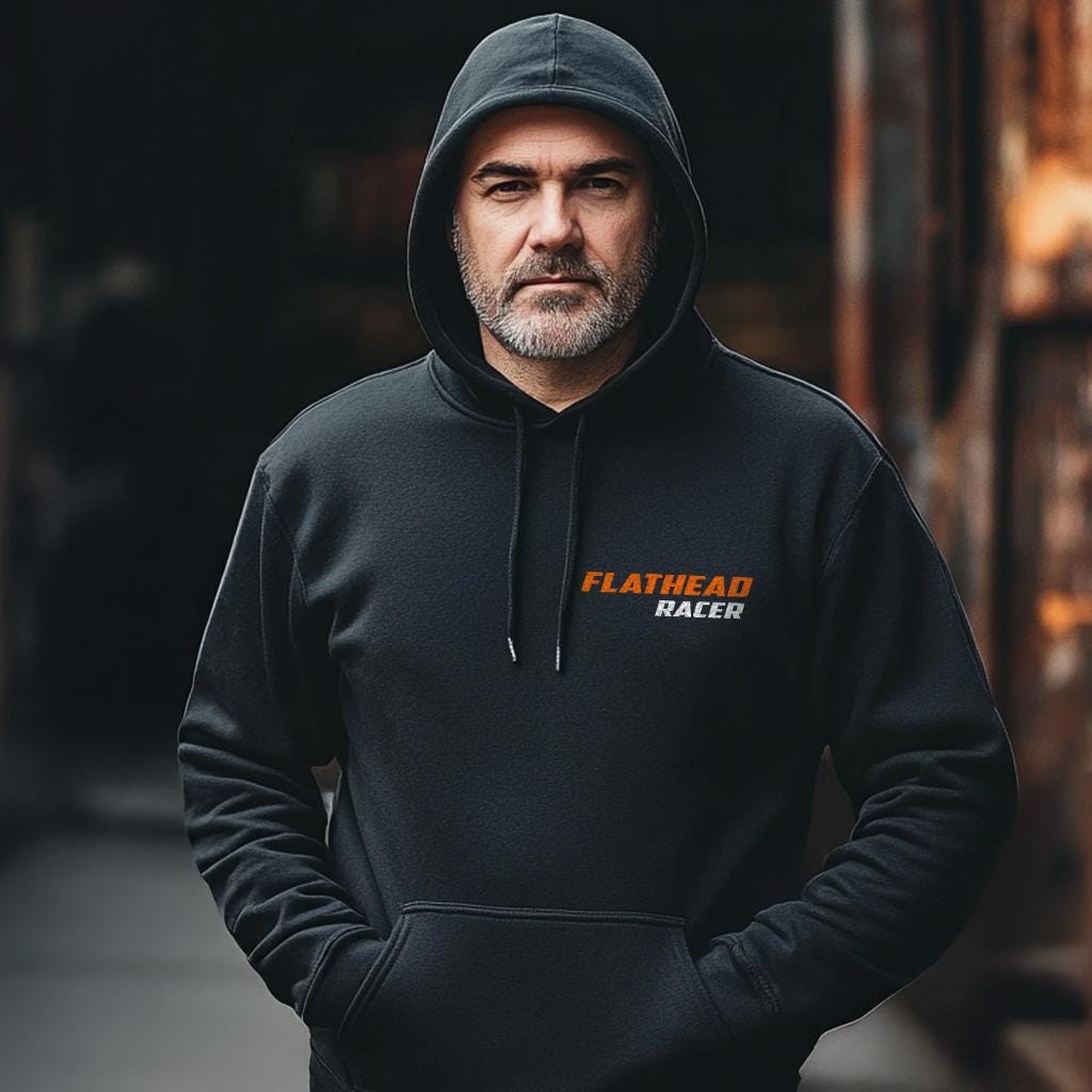 Harley-Davidson WRTT Racer 1951 Inspired Hoodie - Biker Motorcycle Sweatshirt