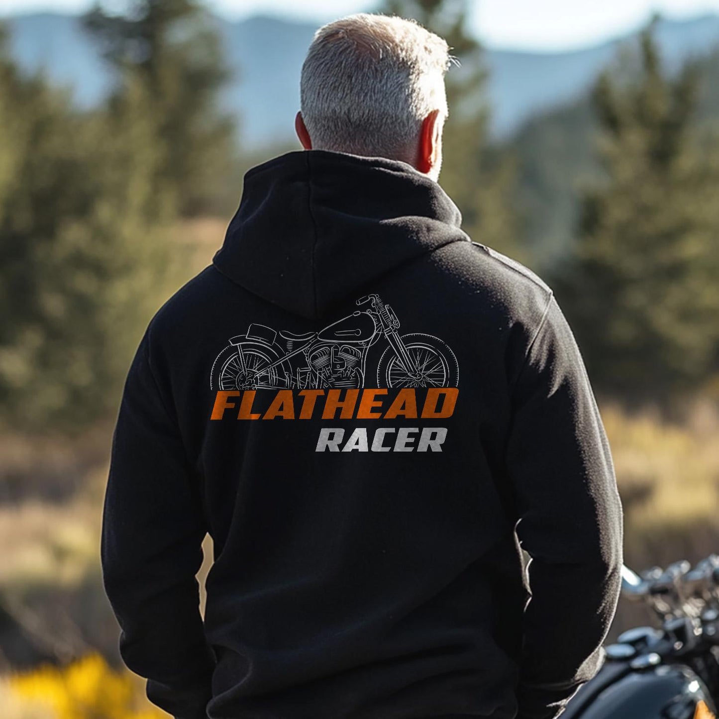 Harley-Davidson WR Racer Inspired Hoodie - Biker Motorcycle Sweatshirt