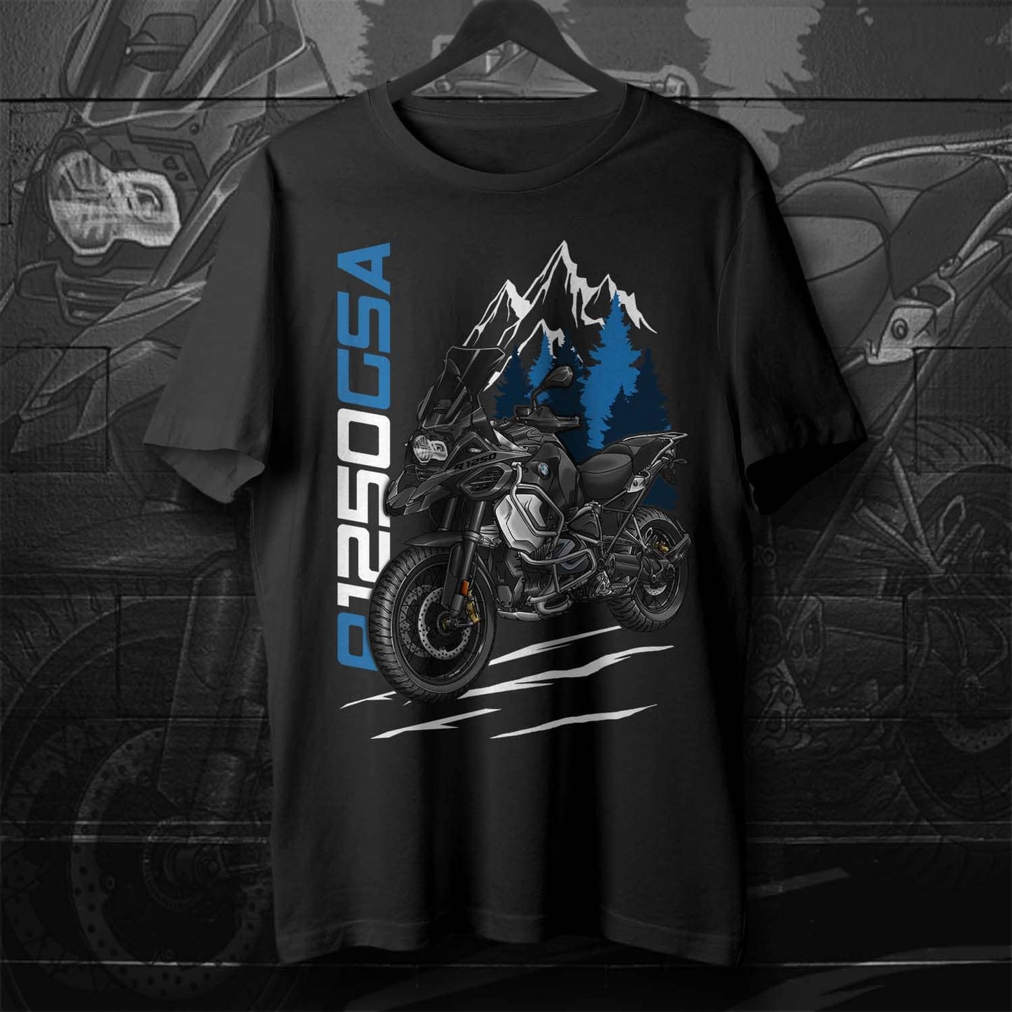 BMW R1250GSA T-Shirt - Motorcycle Tee Shirt for ADV Riders