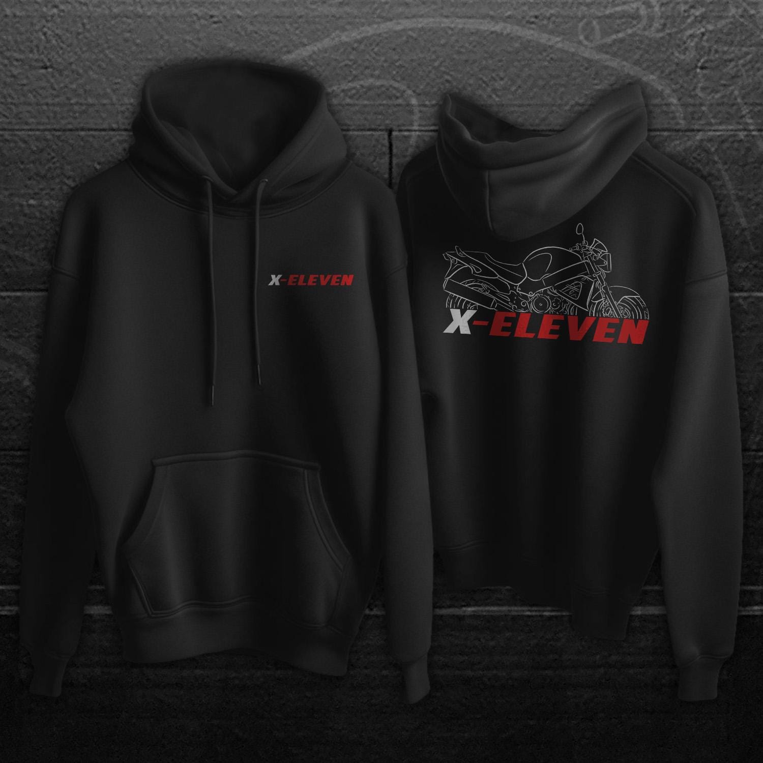 Honda X11 Inspired Hoodie - Motorcycle Sweatshirt for Riders