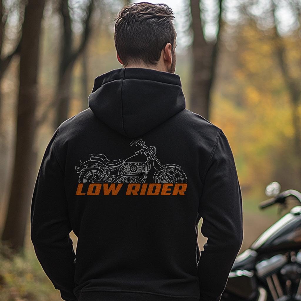 Harley-Davidson FXSB Low Rider Inspired Hoodie - Biker Motorcycle Sweatshirt