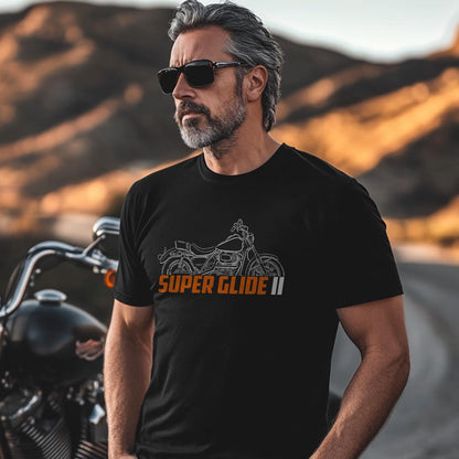 Harley-Davidson FXR & FXRS Super Glide II Inspired T-Shirt - Biker Motorcycle Tee Shirt