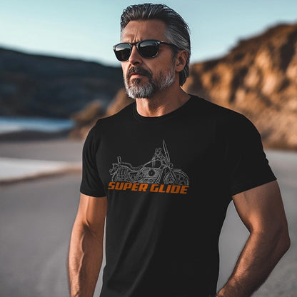 Harley-Davidson FXR Super Glide Inspired T-Shirt - Biker Motorcycle Tee Shirt