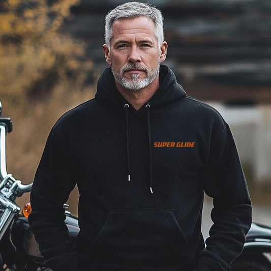 Harley-Davidson FXR Super Glide Inspired Hoodie - Biker Motorcycle Sweatshirt