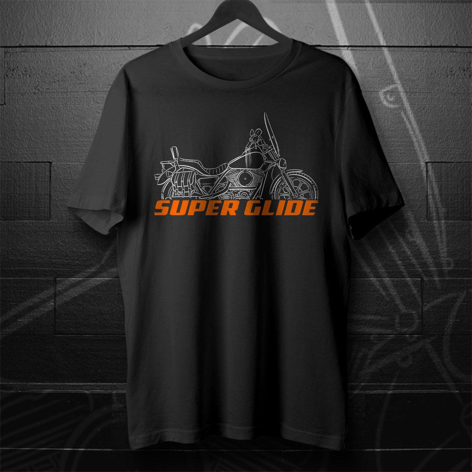 Harley-Davidson FXR Super Glide Inspired T-Shirt - Biker Motorcycle Tee Shirt