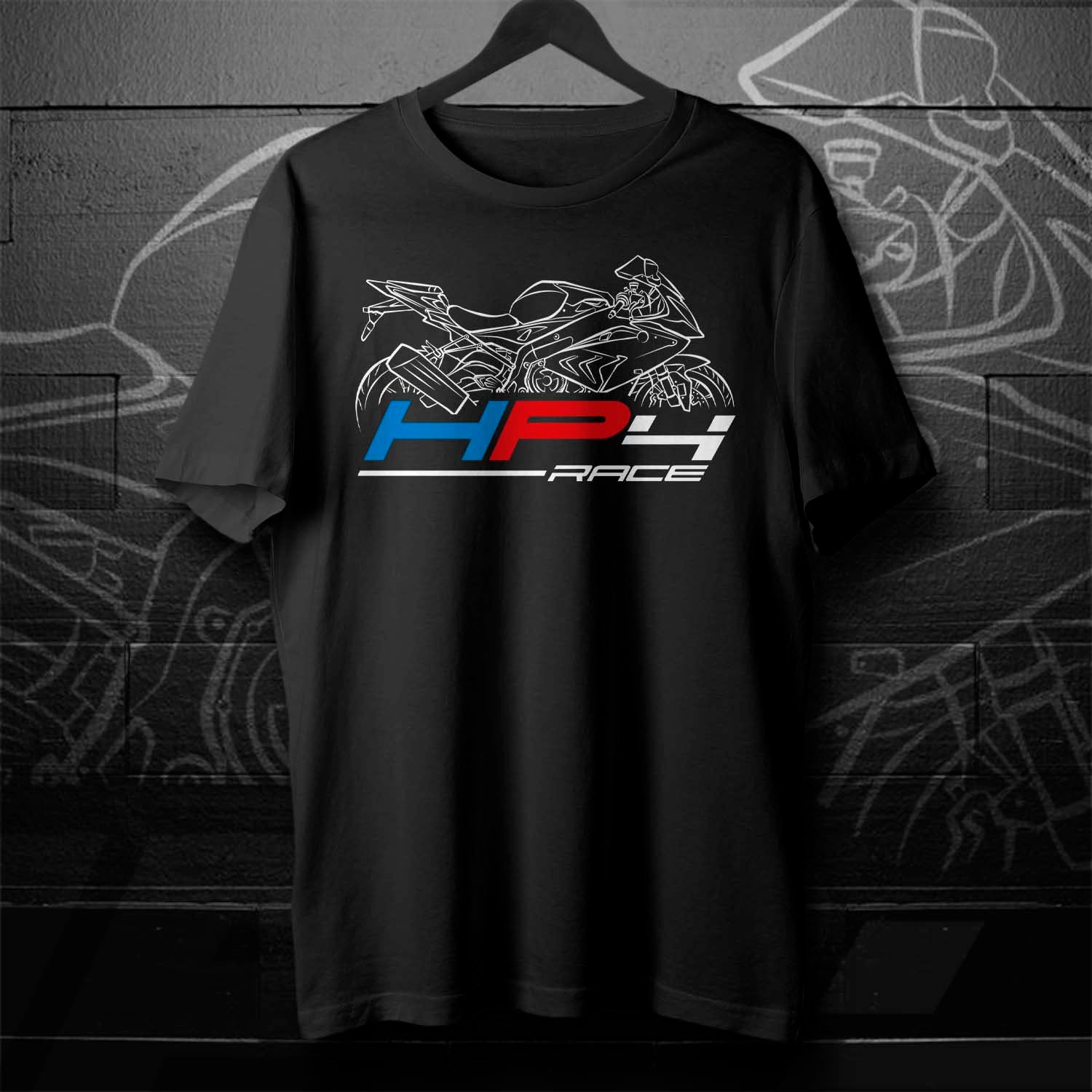BMW HP4 Race T-Shirt - Motorcycle Tee Shirt for Sportbike Riders