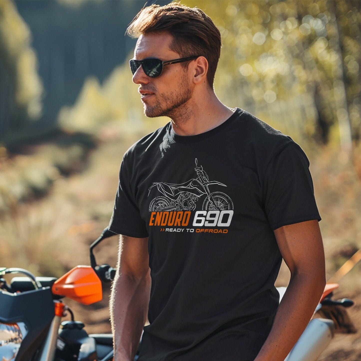 KTM 690 Enduro T-Shirt - Motorcycle Tee Shirt for Riders