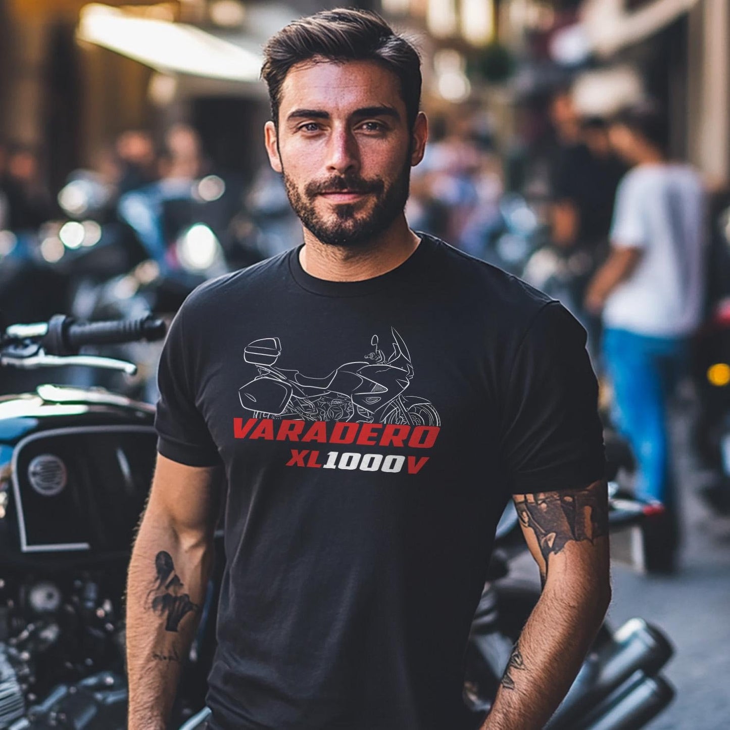 Honda XL1000V Varadero Inspired T-Shirt - Motorcycle Tee Shirt for Riders