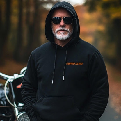 Harley-Davidson FXE Super Glide Inspired Hoodie - Biker Motorcycle Sweatshirt