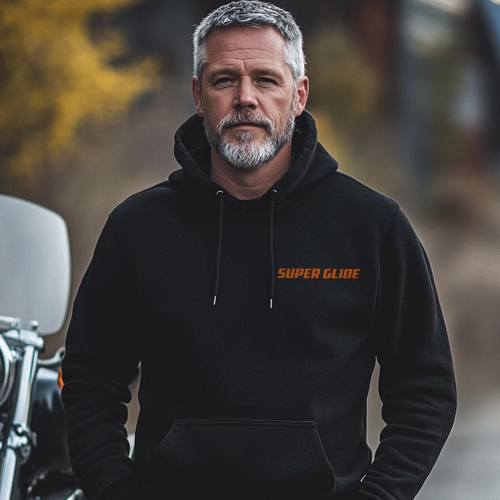 Harley-Davidson FX Super Glide Inspired Hoodie - Biker Motorcycle Sweatshirt