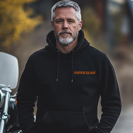 Harley-Davidson FX Super Glide Inspired Hoodie - Biker Motorcycle Sweatshirt