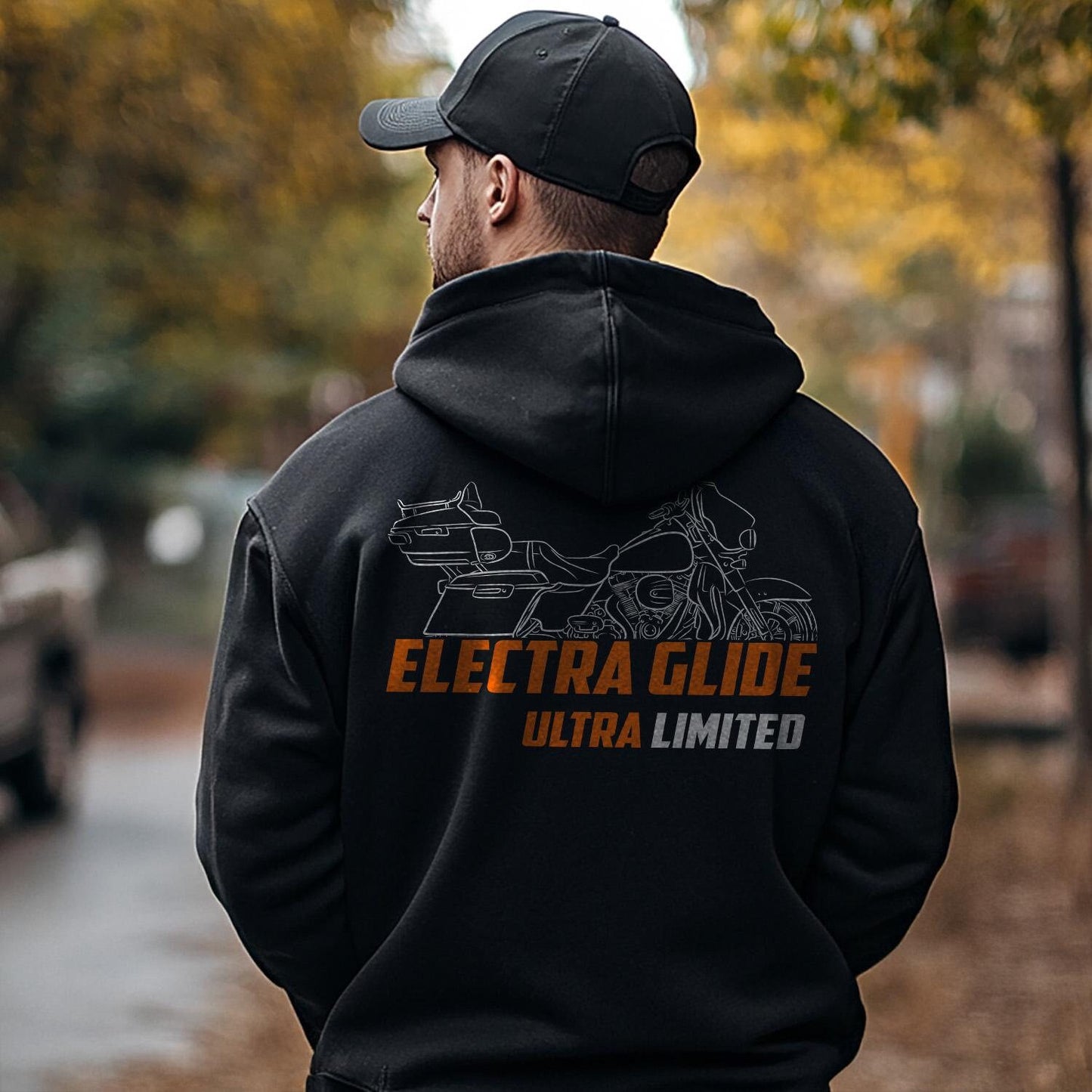 Harley-Davidson FLHTK & FLHTKL Electra Glide Ultra Limited Inspired Hoodie - Biker Motorcycle Sweatshirt