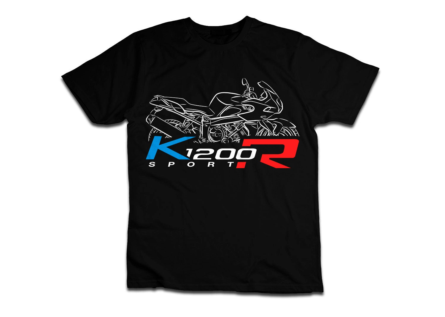 BMW K1200R Sport T-Shirt - Motorcycle Tee Shirt for Motorrad Riders
