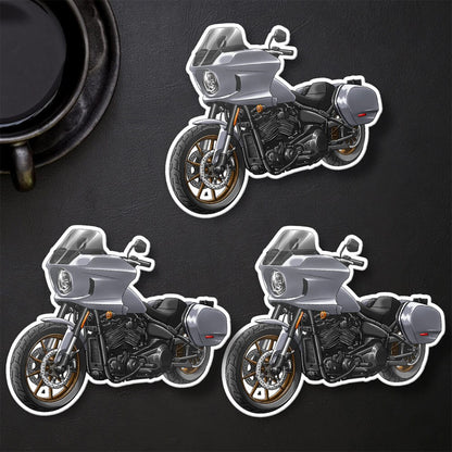 Harley Low Rider ST Stickers - Set of 3 Biker Motorcycle Decals