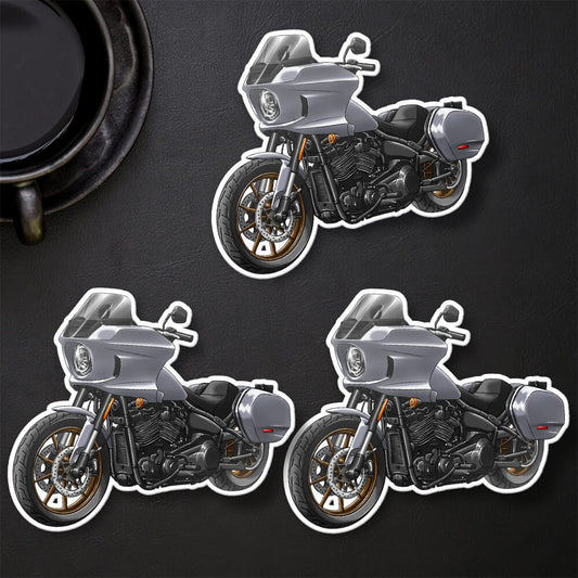 Harley Low Rider ST Stickers - Set of 3 Biker Motorcycle Decals
