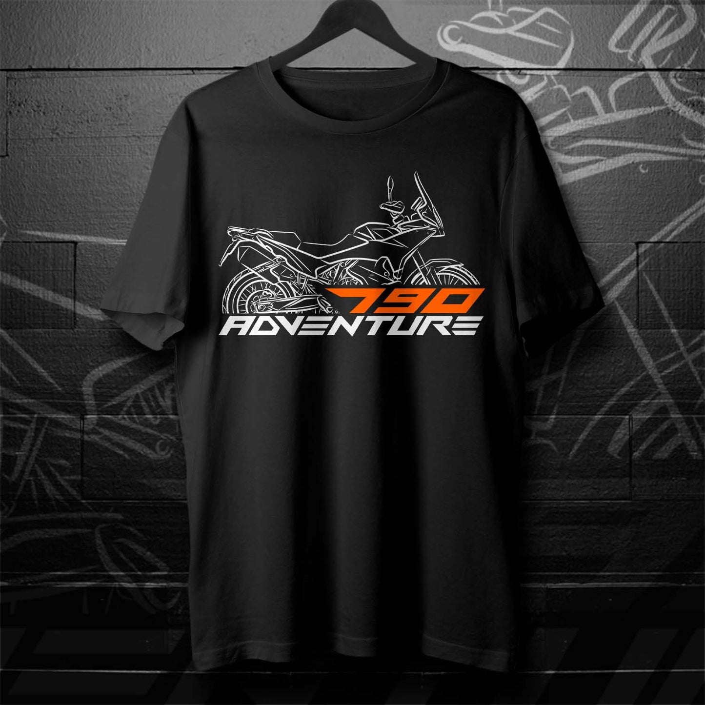 KTM 790 Adventure T-Shirt - Motorcycle Tee Shirt for ADV Riders